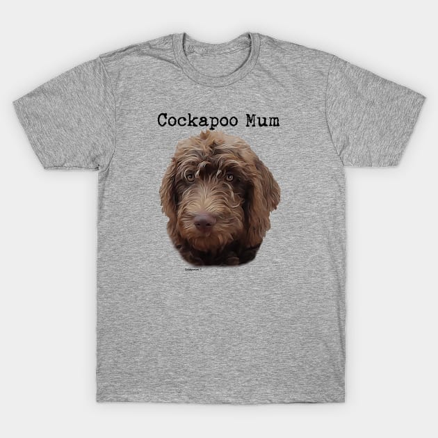 Cockapoo Dog Mum T-Shirt by WoofnDoodle 